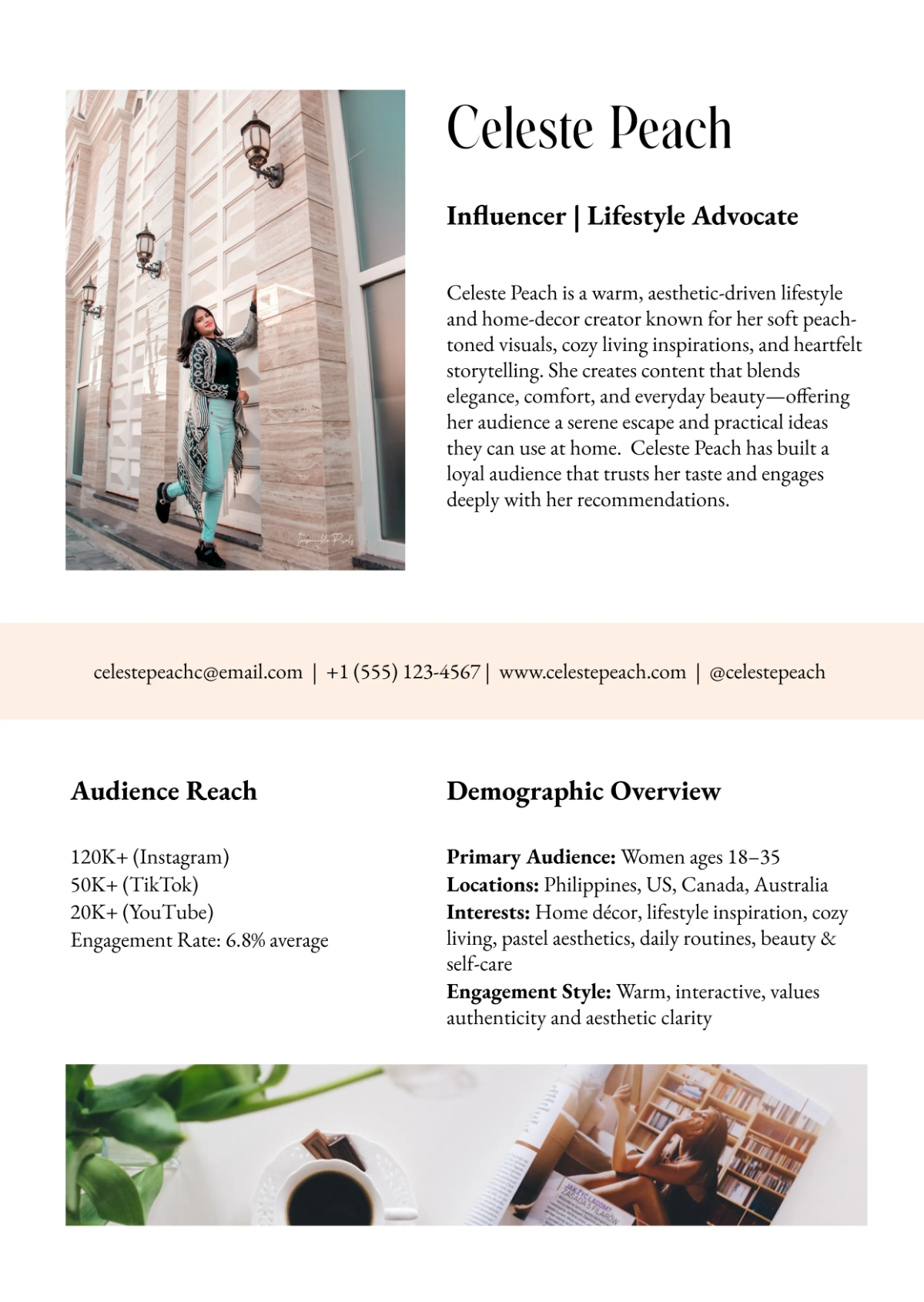 Free Customizable Media Kit Template to Edit Online