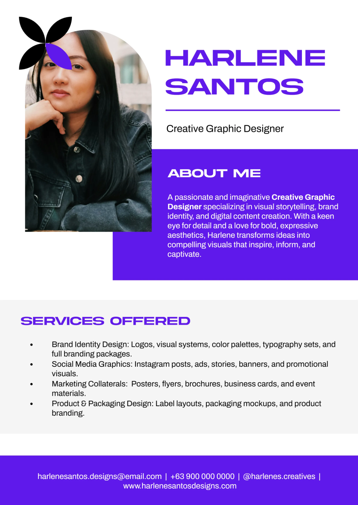 Free Designer Media Kit Template to Edit Online