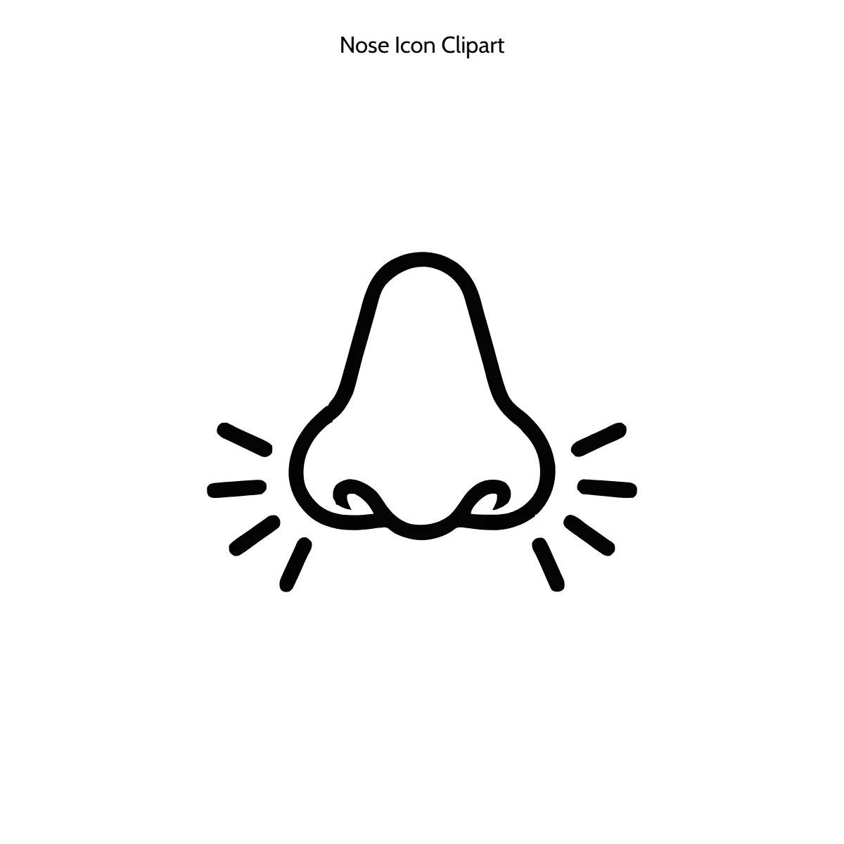 Free Nose Icon Clipart Template to Edit Online