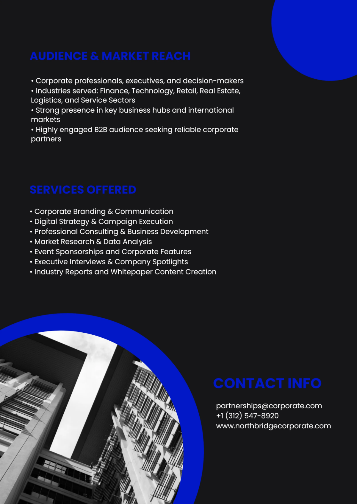 Free Corporate Media Kit Template to Edit Online