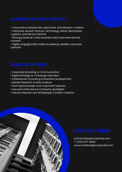 Free Corporate Media Kit Template to Edit Online