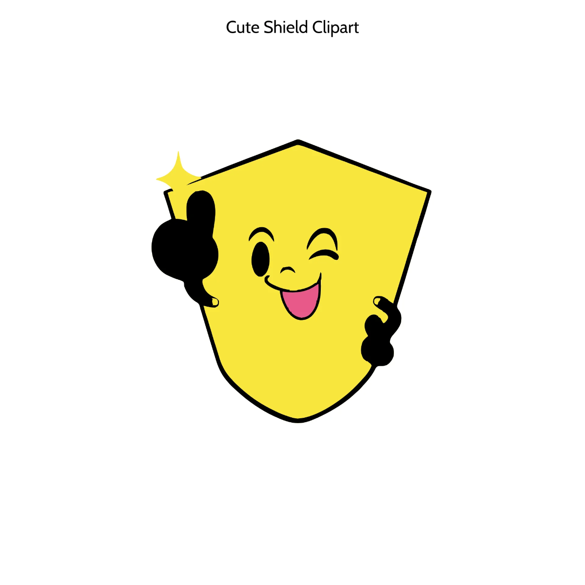 Free Cute Shield Clipart Template to Edit Online