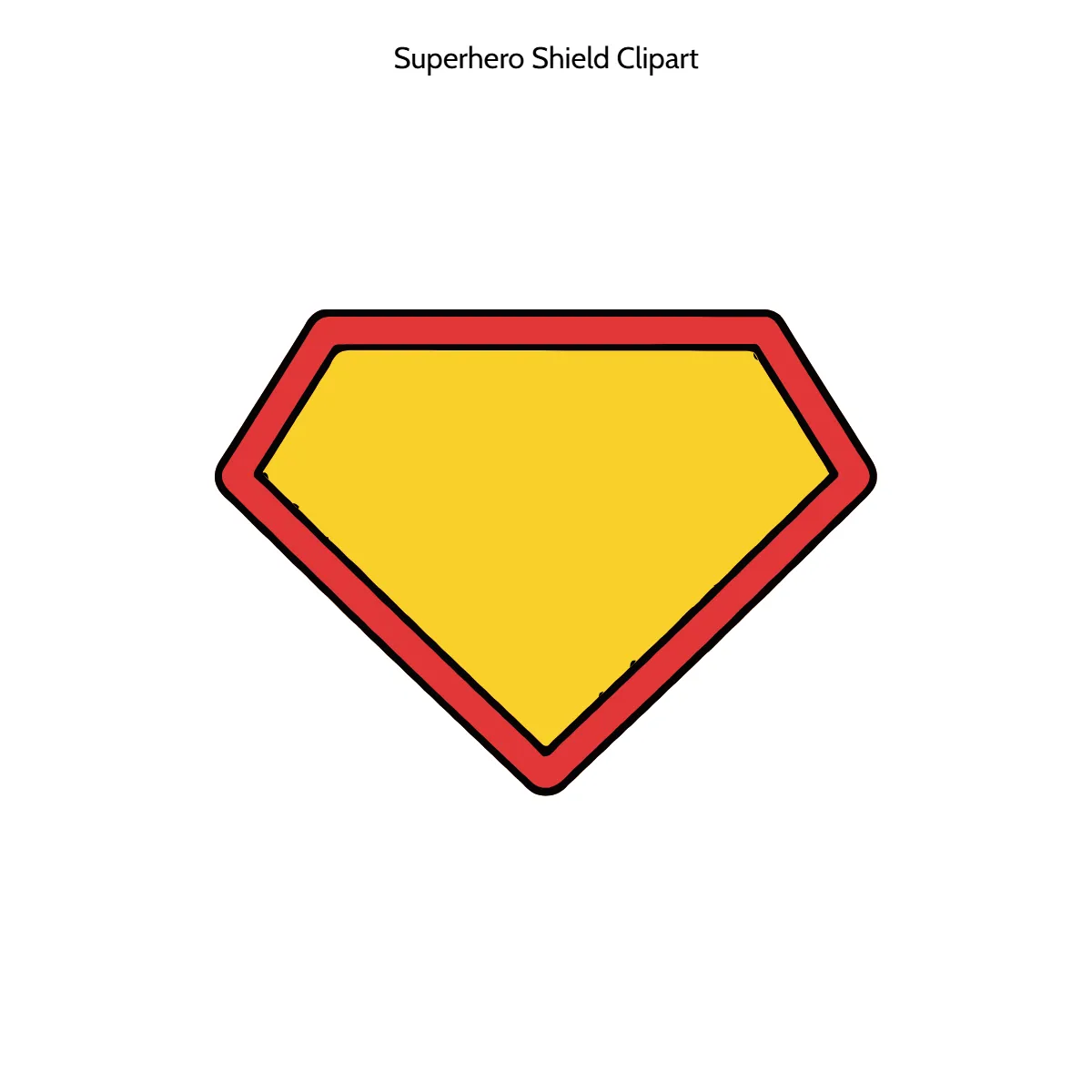 Free Superhero Shield Clipart Template to Edit Online