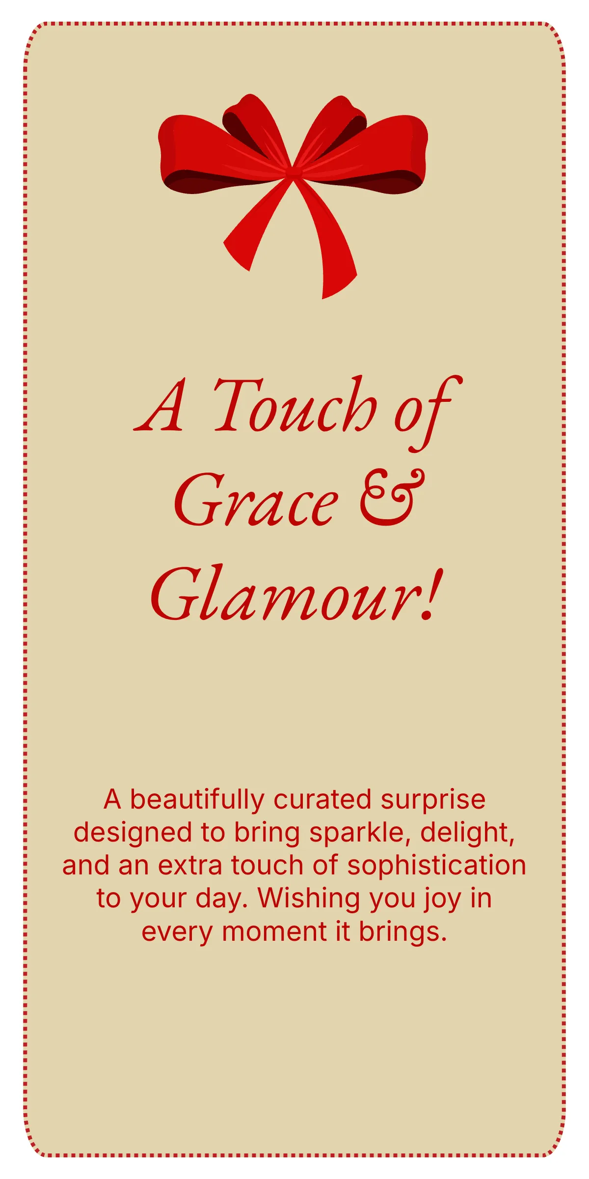 Free Fancy Gift Tag Template to Edit Online