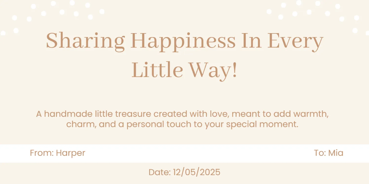 Free Festive Gift Tag Template to Edit Online