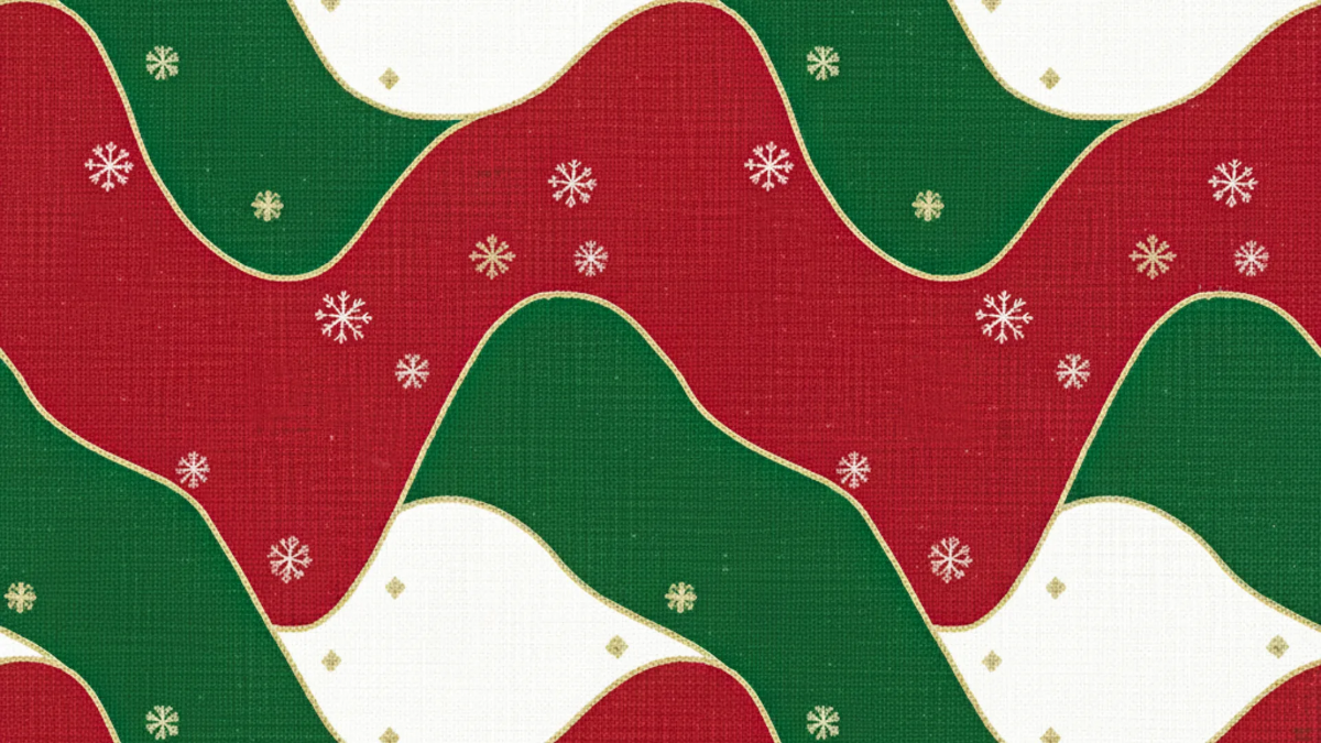 Free Colorful Christmas Texture Template to Edit Online