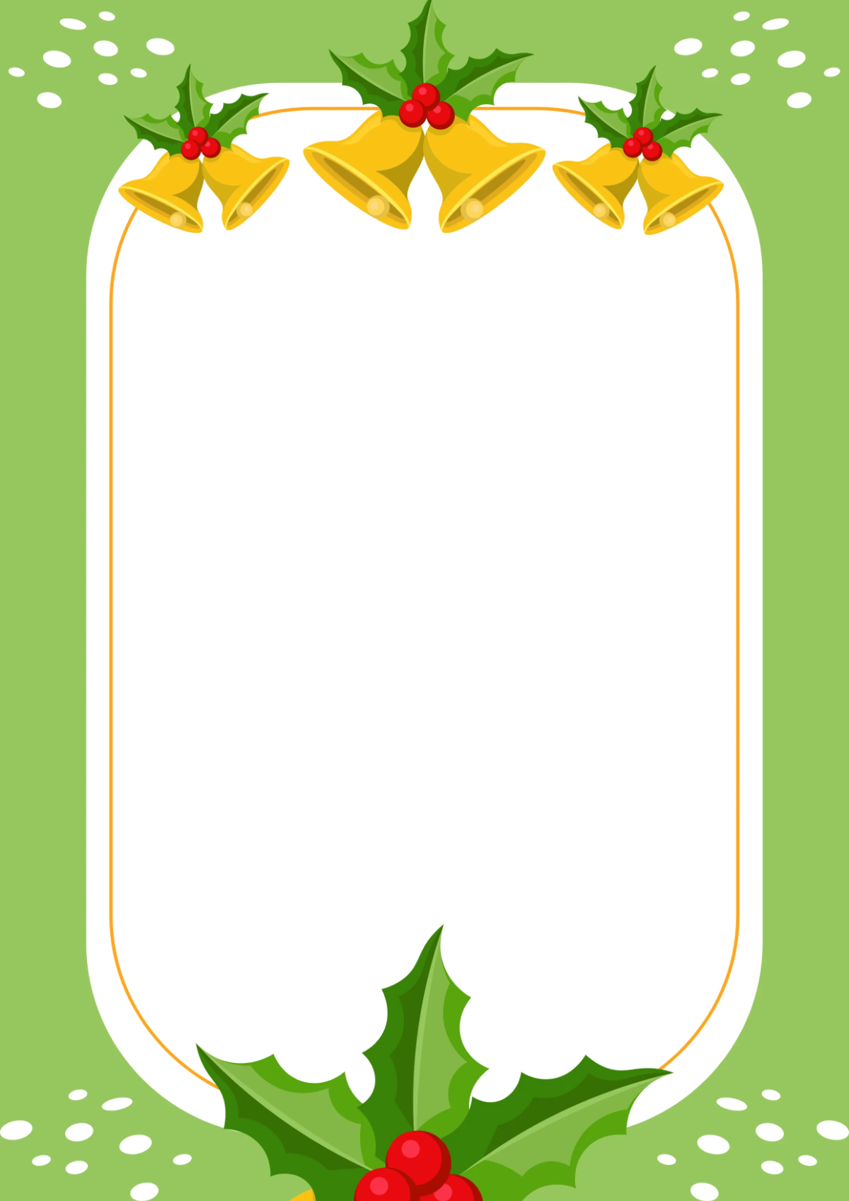 Free Decoration Christmas Border Template to Edit Online