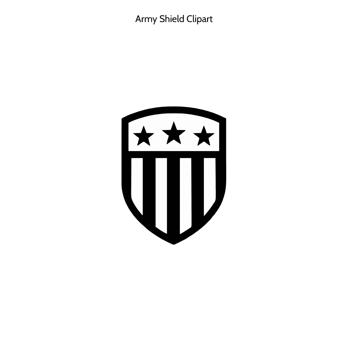 Free Army Shield Vector Clipart (PNG, SVG) to Edit Online