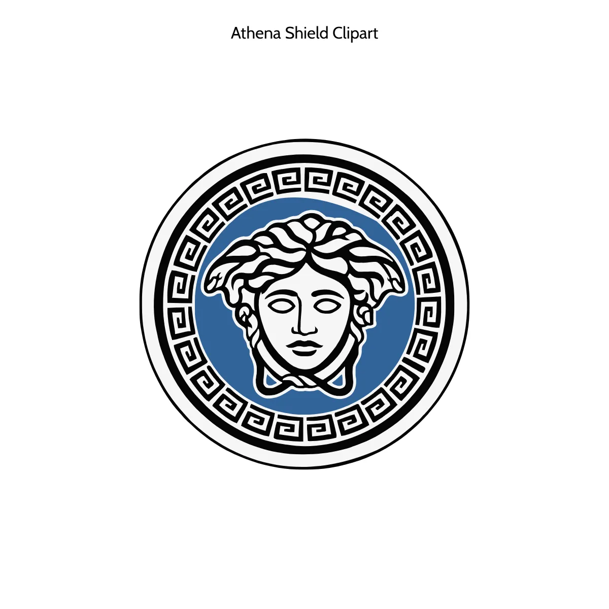 Free Athena Shield Vector Clipart (PNG, SVG) to Edit Online