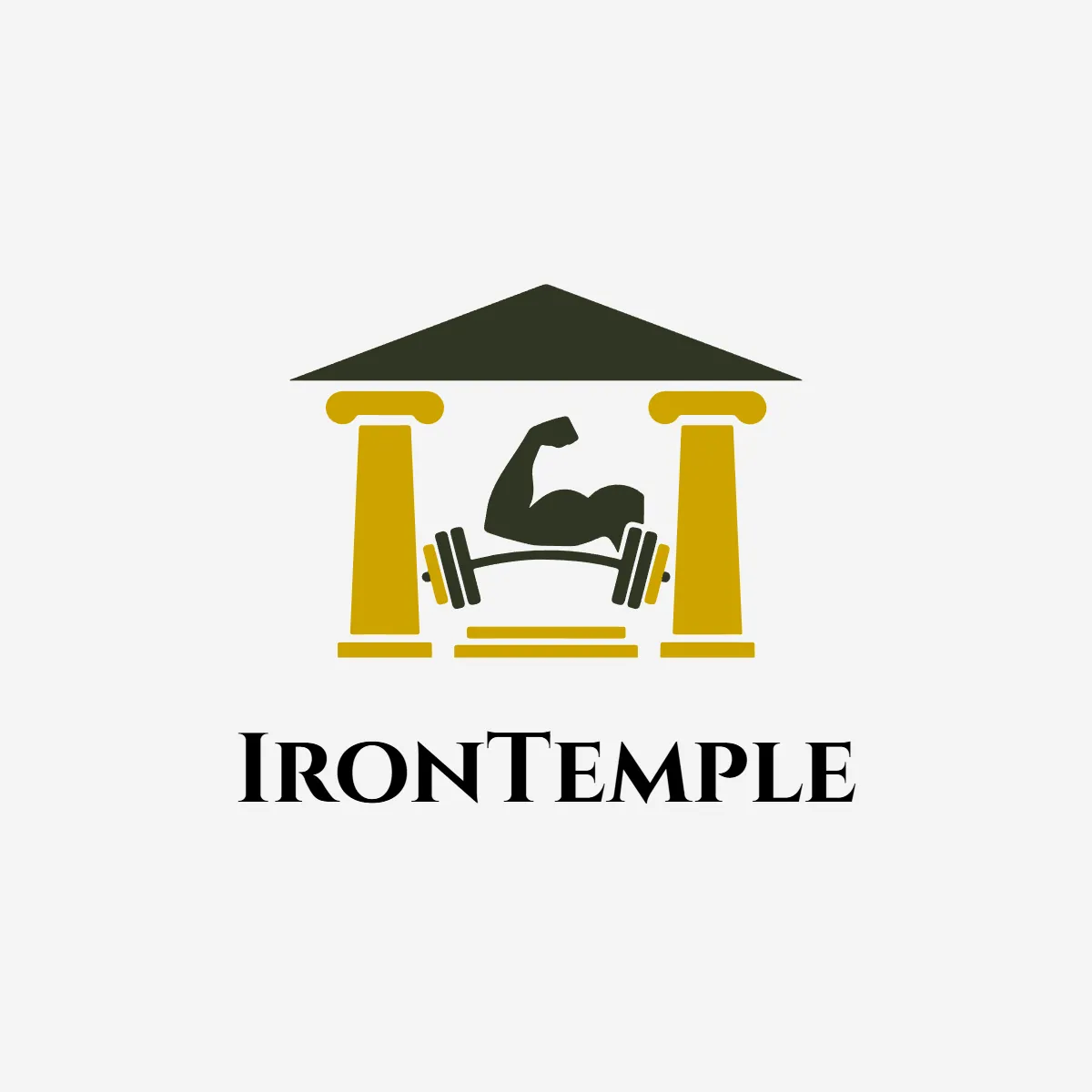 Free Iron Temple Logo Template to Edit Online