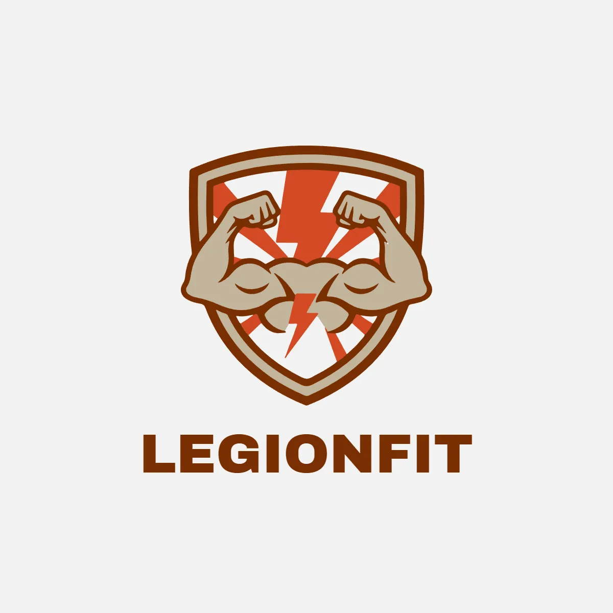 Free Steel Legion Gym Logo Template to Edit Online