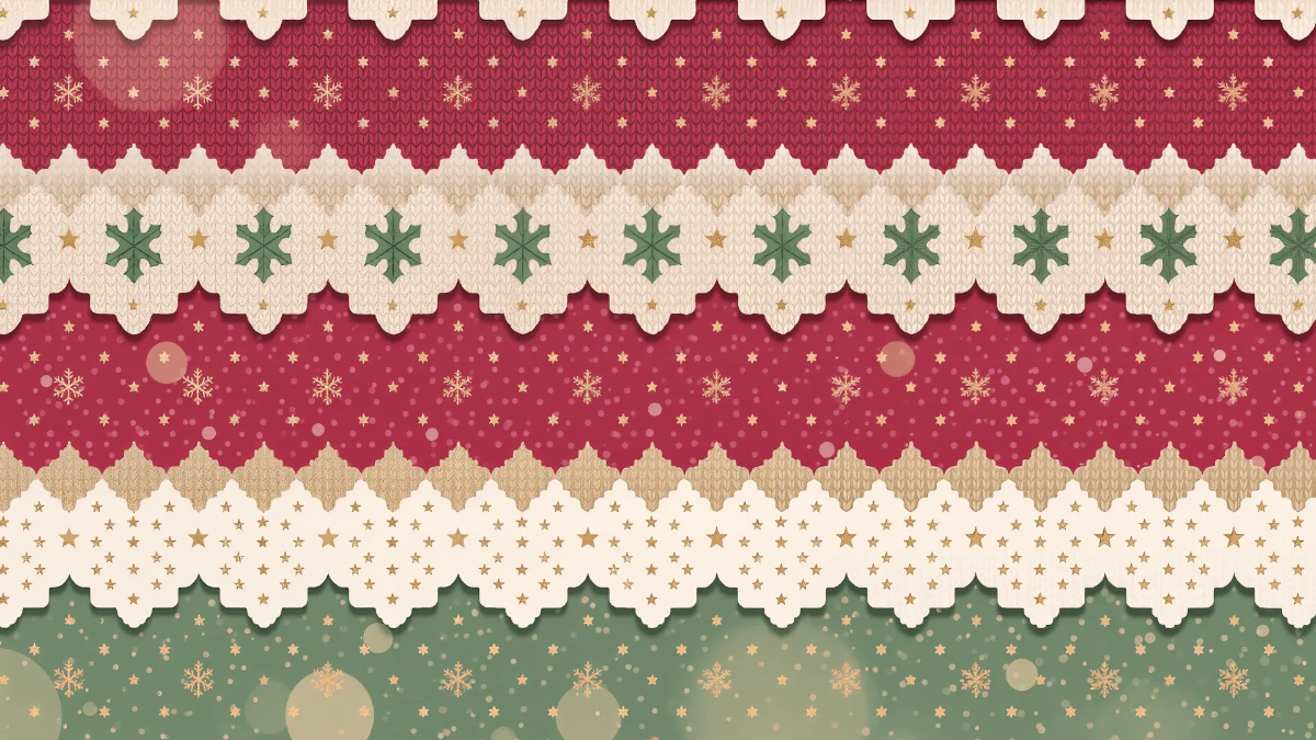 Free Cozy Christmas Texture Template to Edit Online