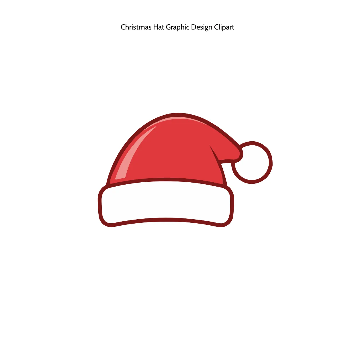 Free Christmas Hat Graphic Design Clipart Template to Edit Online