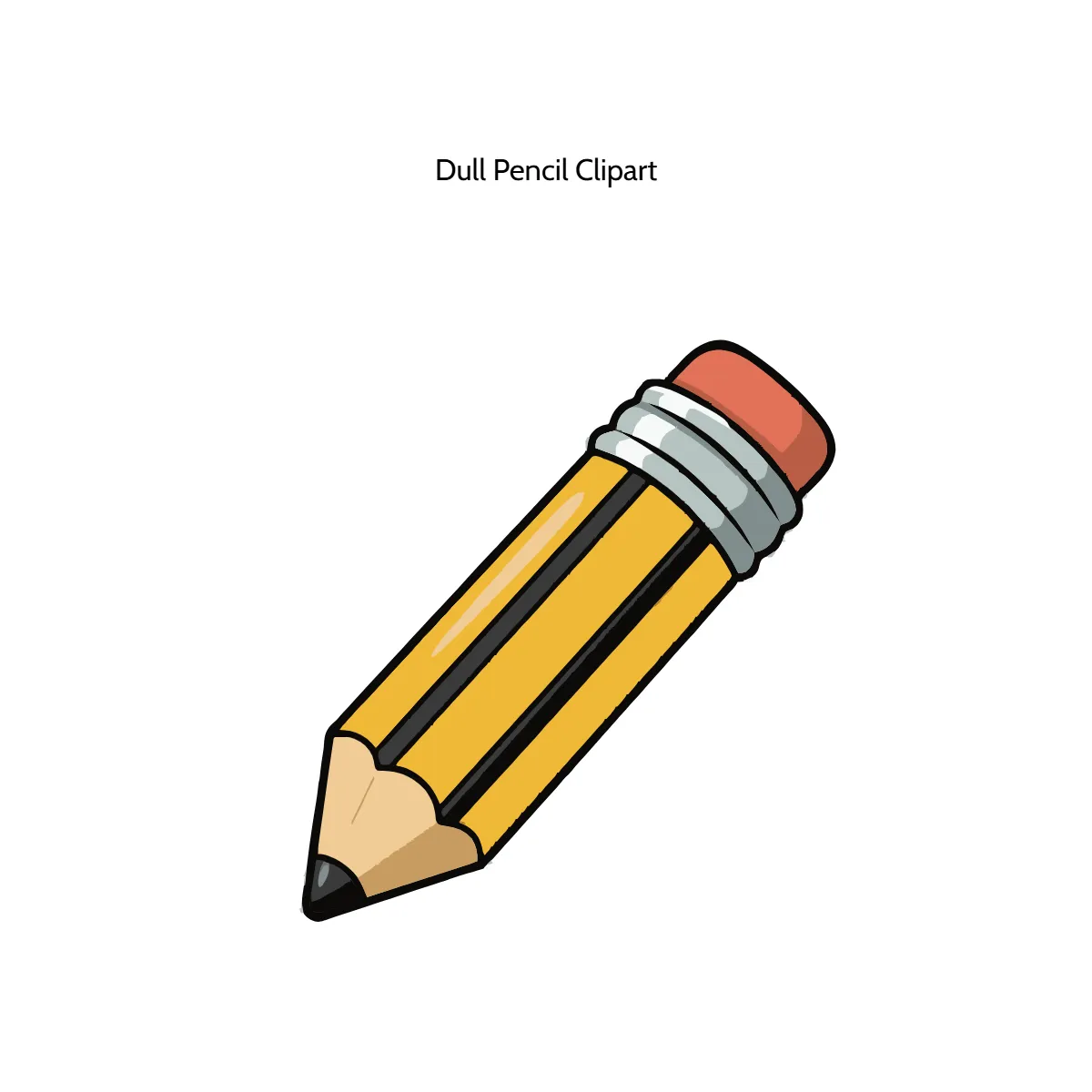 Free Dull Pencil Vector Clipart (PNG, SVG) to Edit Online