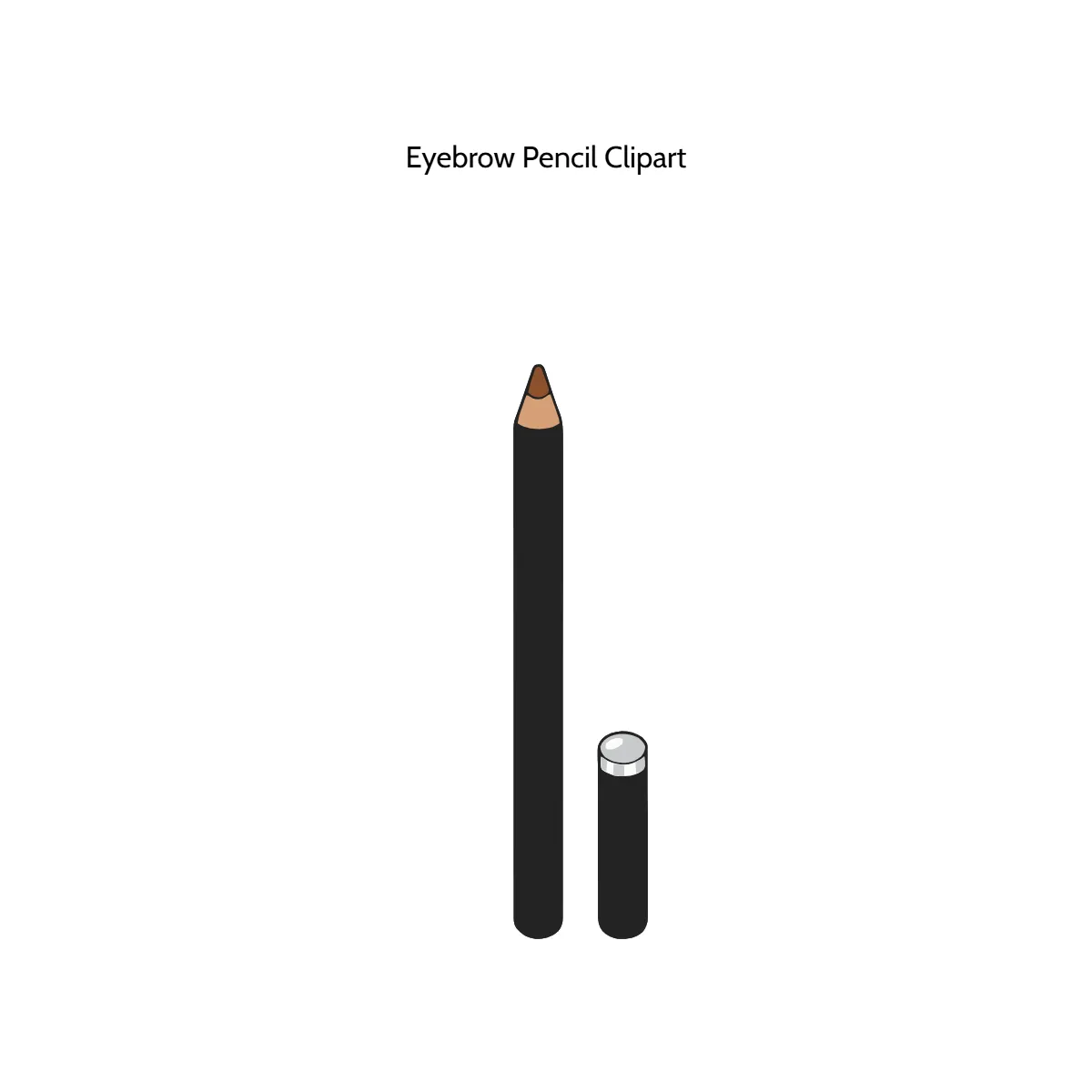 Free Eyebrow Pencil Vector Clipart (PNG, SVG) to Edit Online