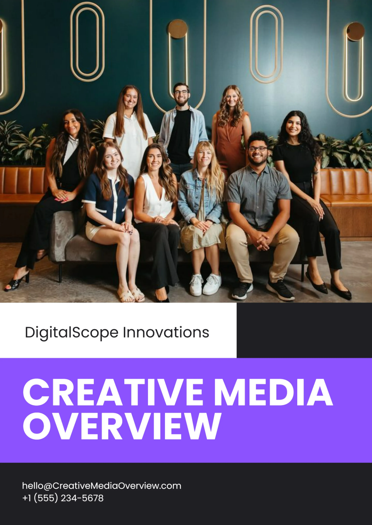 Free Digital Media Kit Template to Edit Online