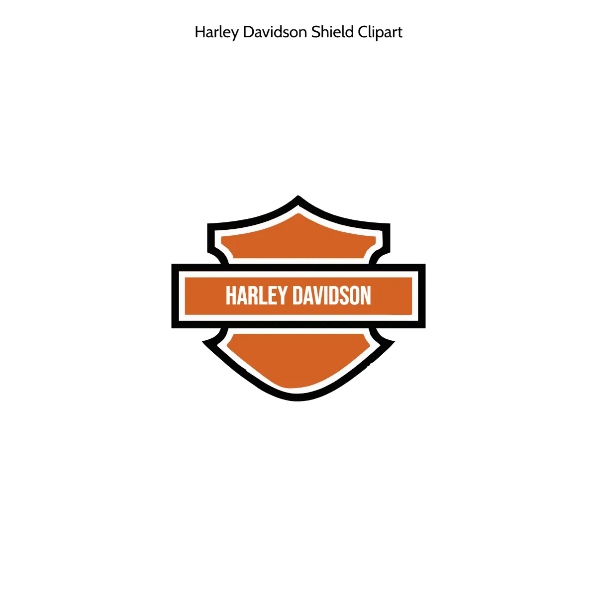 Free Harley Davidson Shield Vector Clipart (PNG, SVG) to Edit Online