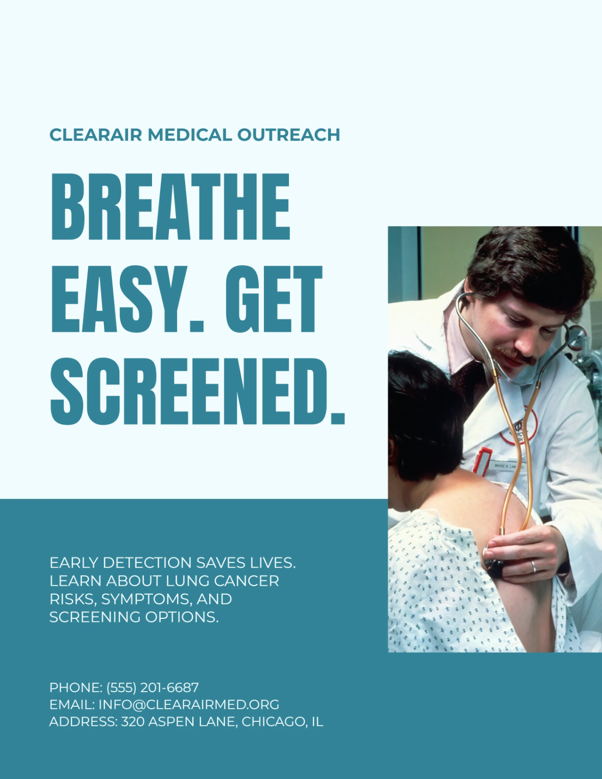 Free Lung Cancer Awareness Flyer Template to Edit Online Free Lung Cancer Awareness Flyer Template to Edit Online