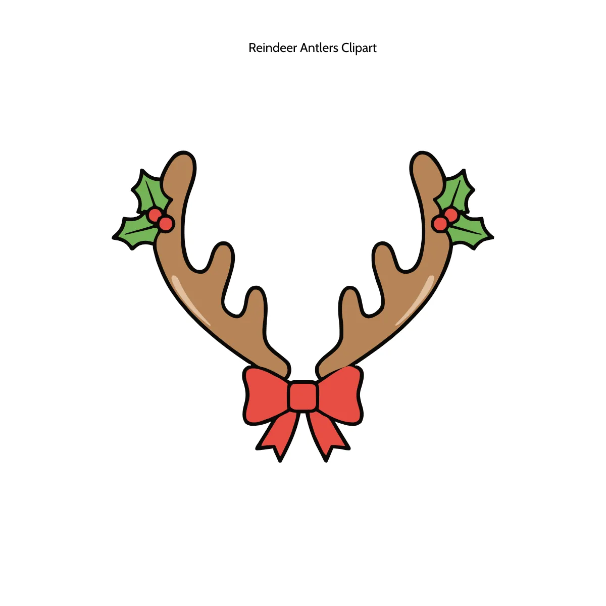 Reindeer Antlers Clipart