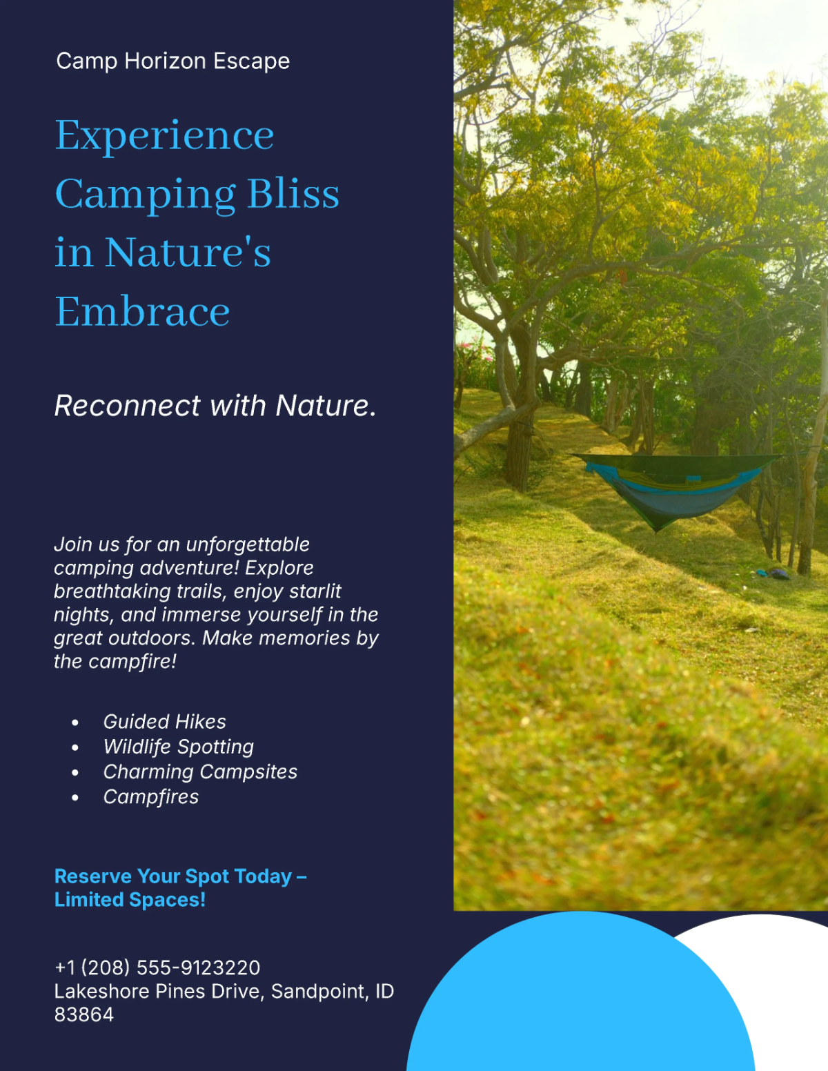 Free National Park Camping Flyer Template to Edit Online Free National Park Camping Flyer Template to Edit Online