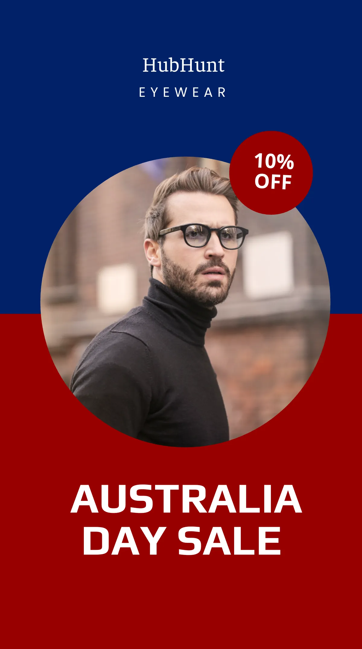 Free Modern Australia Day Instagram Story Template to Edit Online
