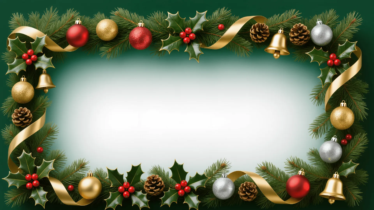 Free Holiday Wreath Texture Template to Edit Online