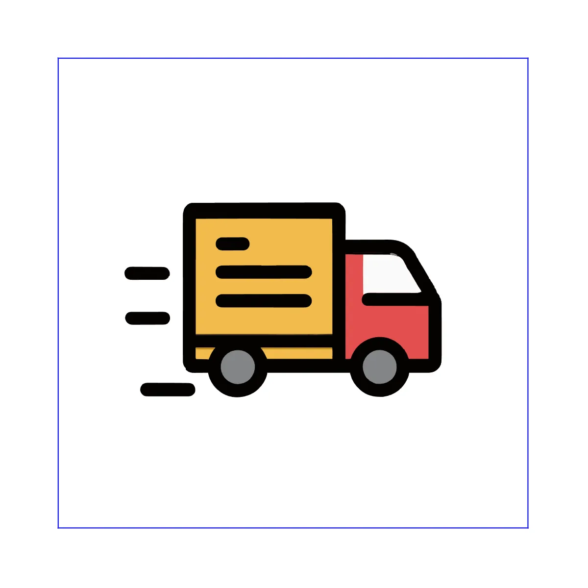 Free Delivery Truck Icon Template to Edit Online