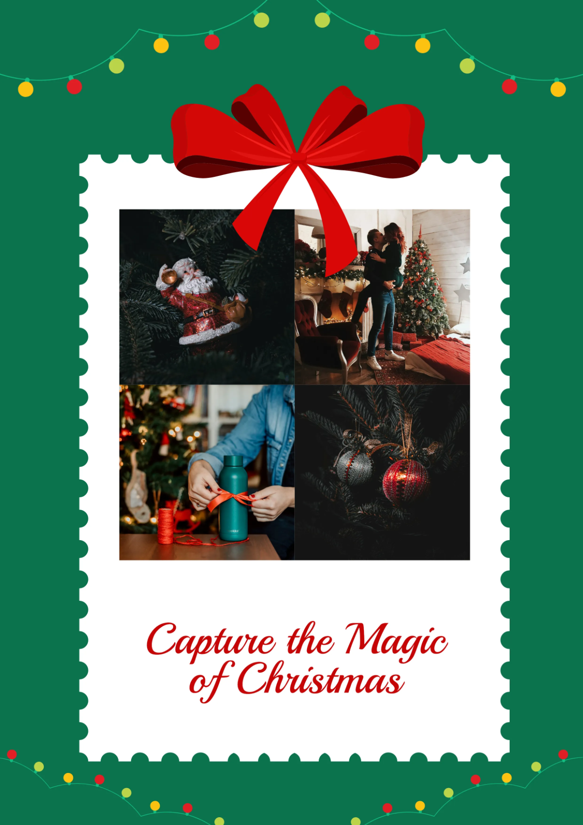 Free Christmas Art Photo Collage Template to Edit Online Free Christmas Art Photo Collage Template to Edit Online