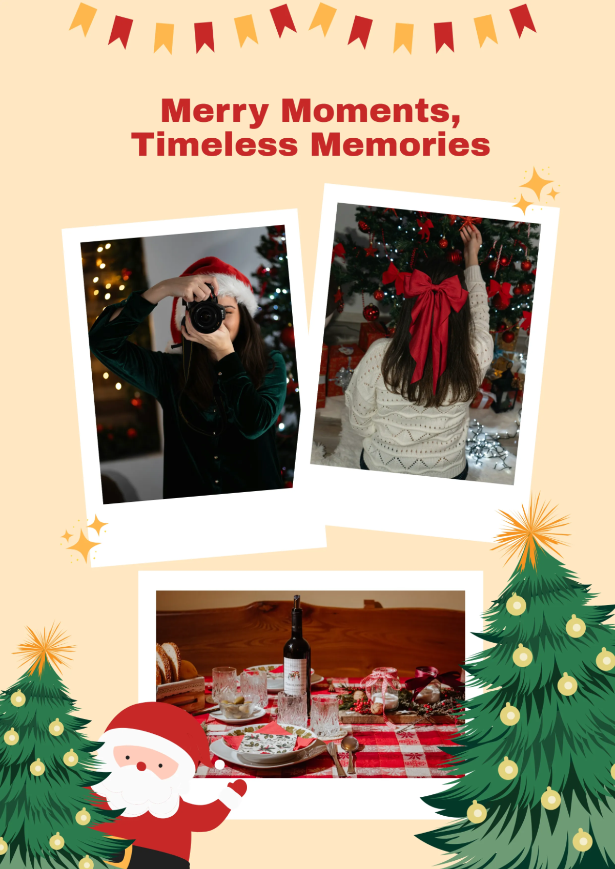 Free Christmas Tree Photo Collage Template to Edit Online Free Christmas Tree Photo Collage Template to Edit Online