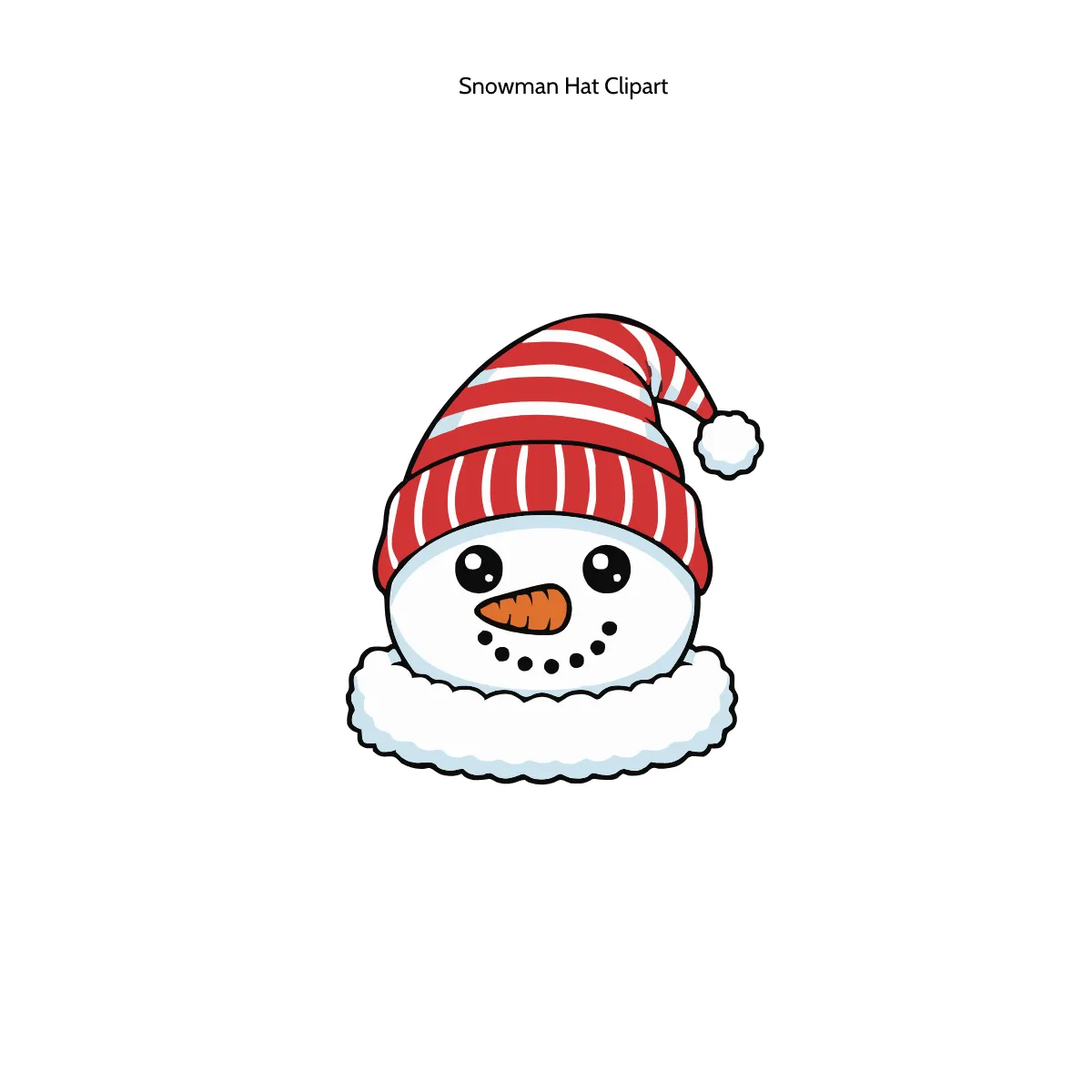 Snowman Hat Clipart