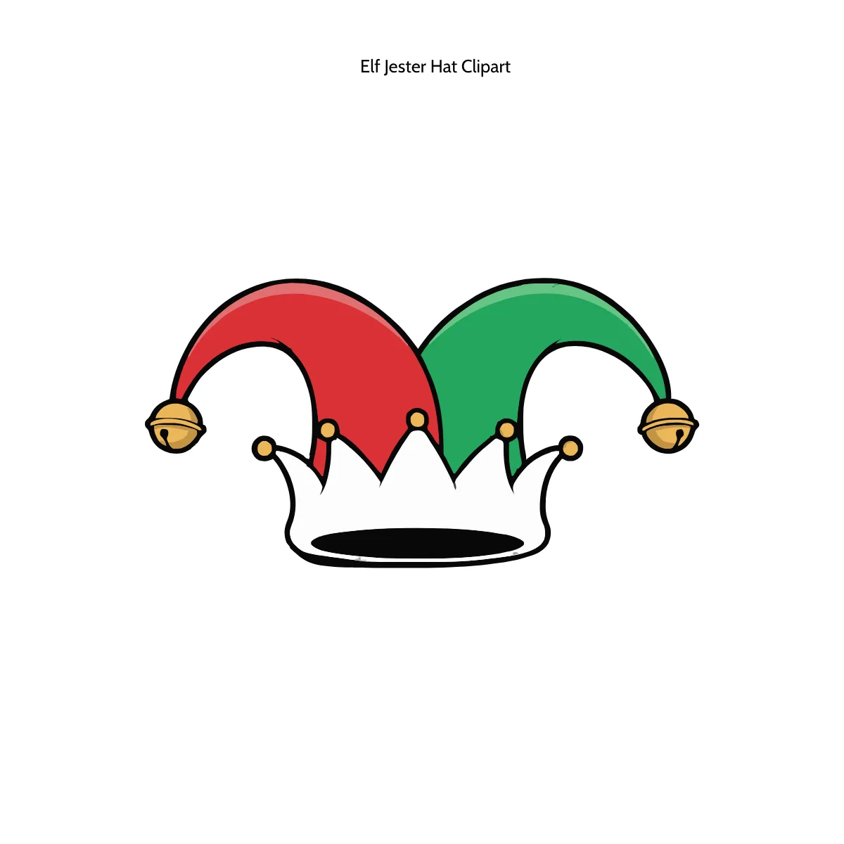 Elf Jester Hat Clipart