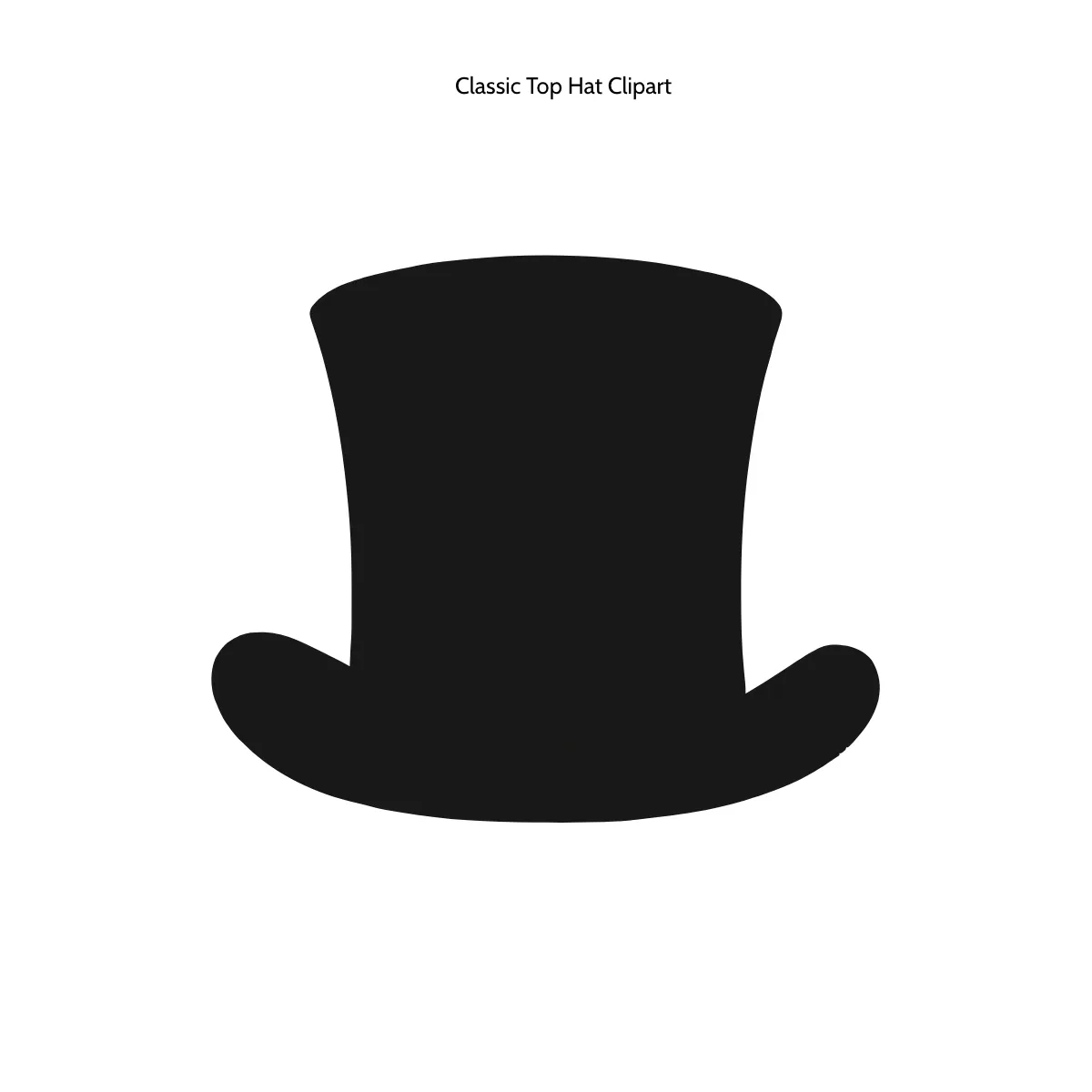 Classic Top Hat Clipart