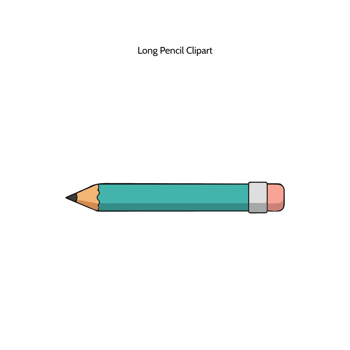 Free Long Pencil Vector Clipart (PNG, SVG) to Edit Online
