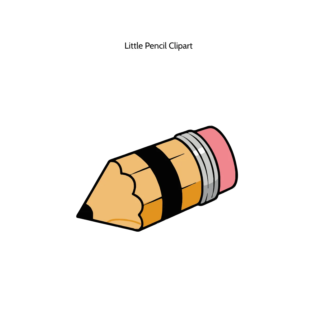 Free Little Pencil Vector Clipart (PNG, SVG) to Edit Online