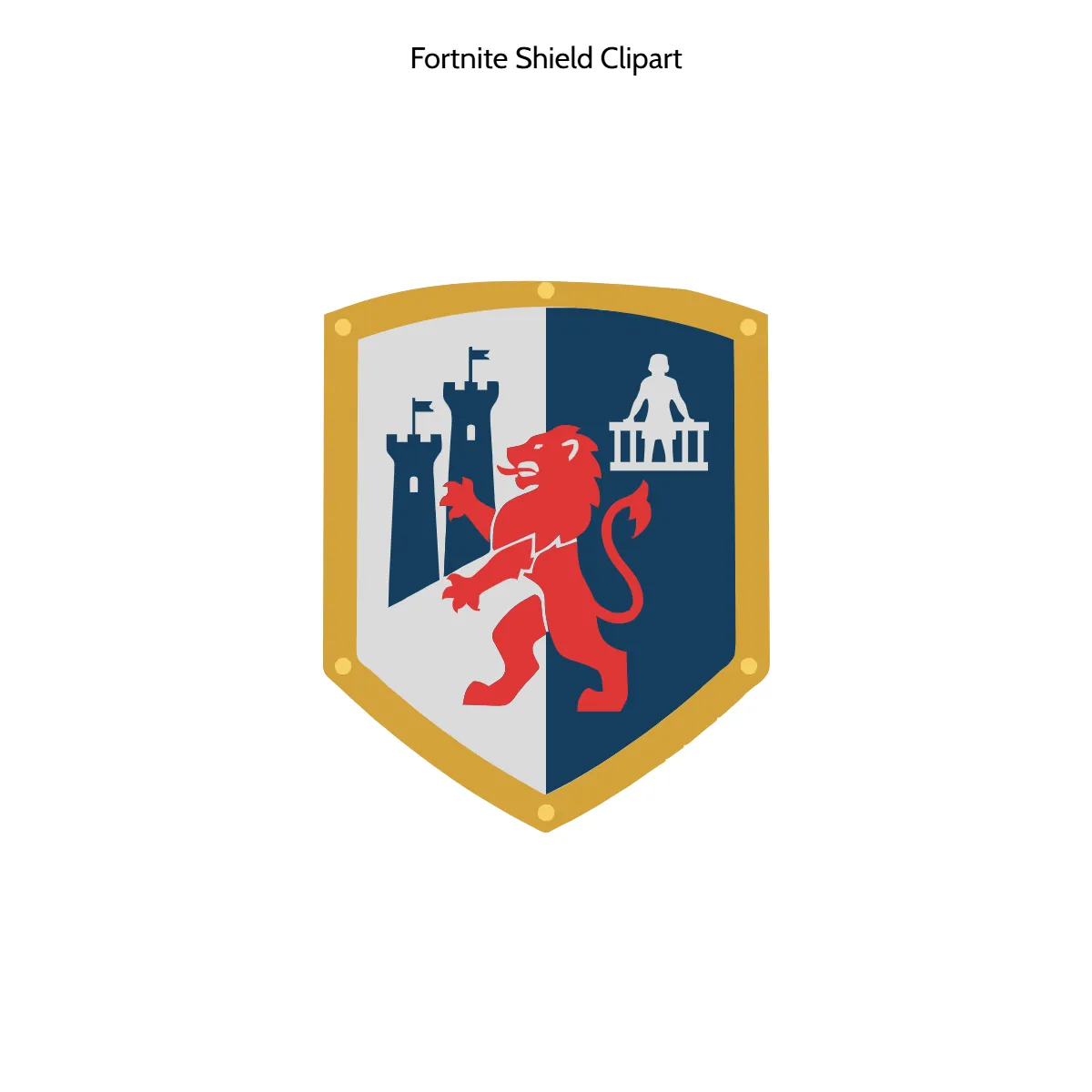 Free Fortnite Shield Vector Clipart (PNG, SVG) to Edit Online