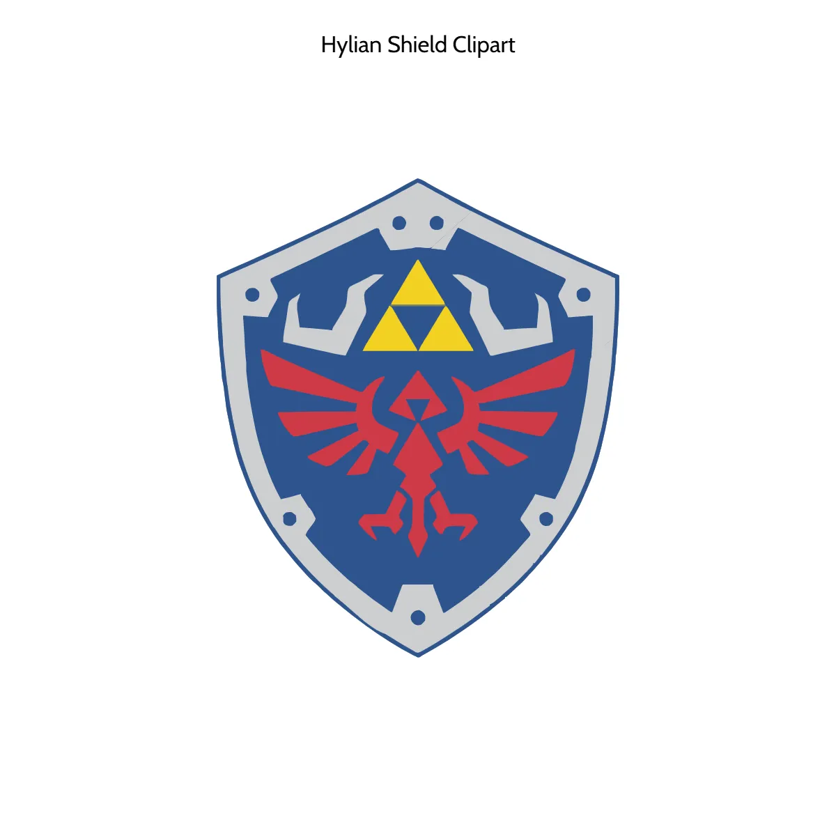 Free Hylian Shield Vector Clipart (PNG, SVG) to Edit Online
