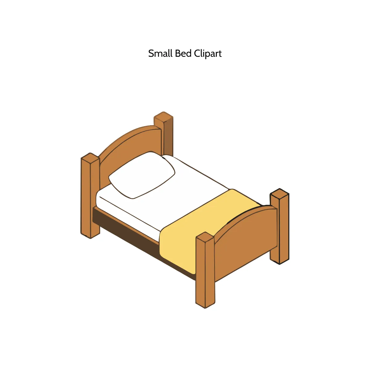Free Small Bed Vector Clipart (PNG, SVG) to Edit Online