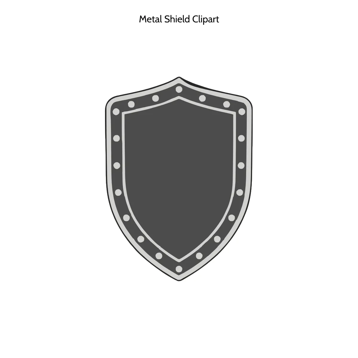 Free Metal Shield Vector Clipart (PNG, SVG) to Edit Online