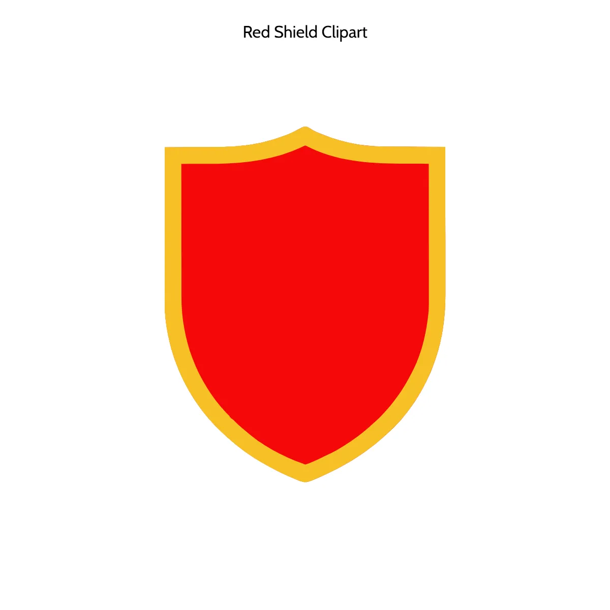 Free Red Shield Vector Clipart (PNG, SVG) to Edit Online