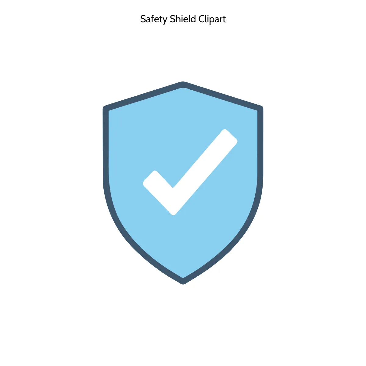Free Safety Shield Silhouette Vector Clipart (PNG, SVG) to Edit Online