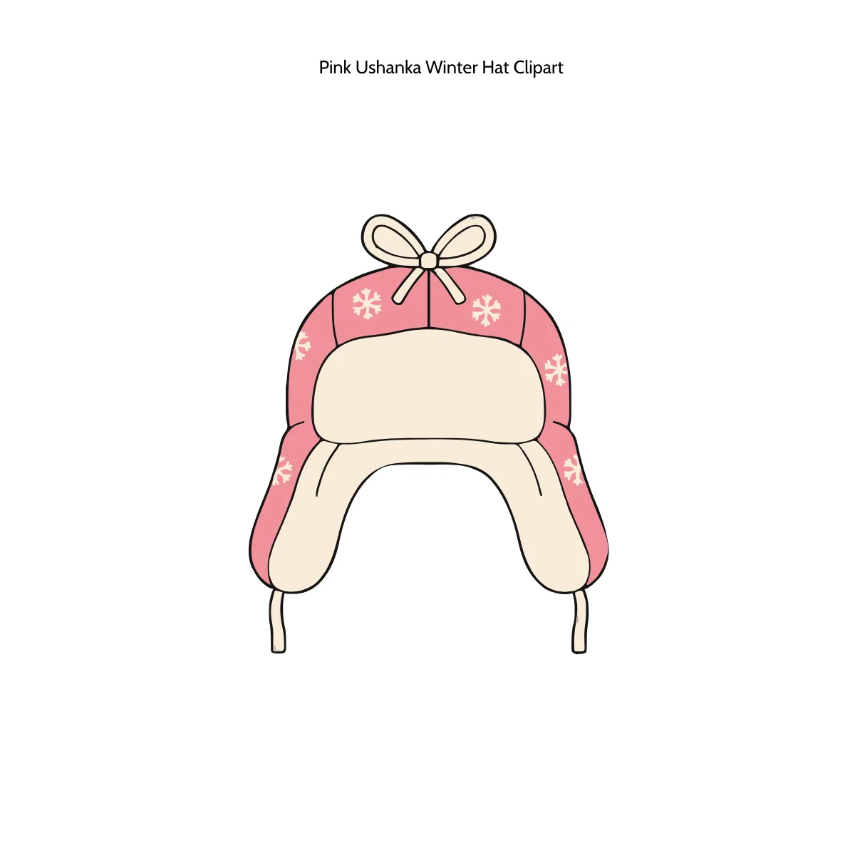 Pink Ushanka Winter Hat Clipart Pink Ushanka Winter Hat Clipart