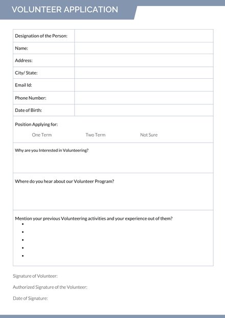 Free Employment Application Form Template: Download 67+ Forms in Word ...