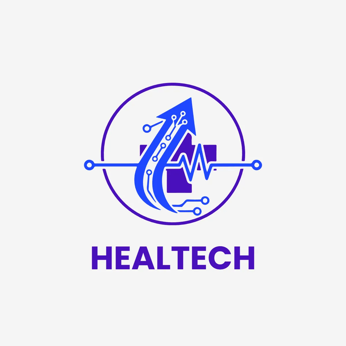 Free Health Technology Logo Template to Edit Online