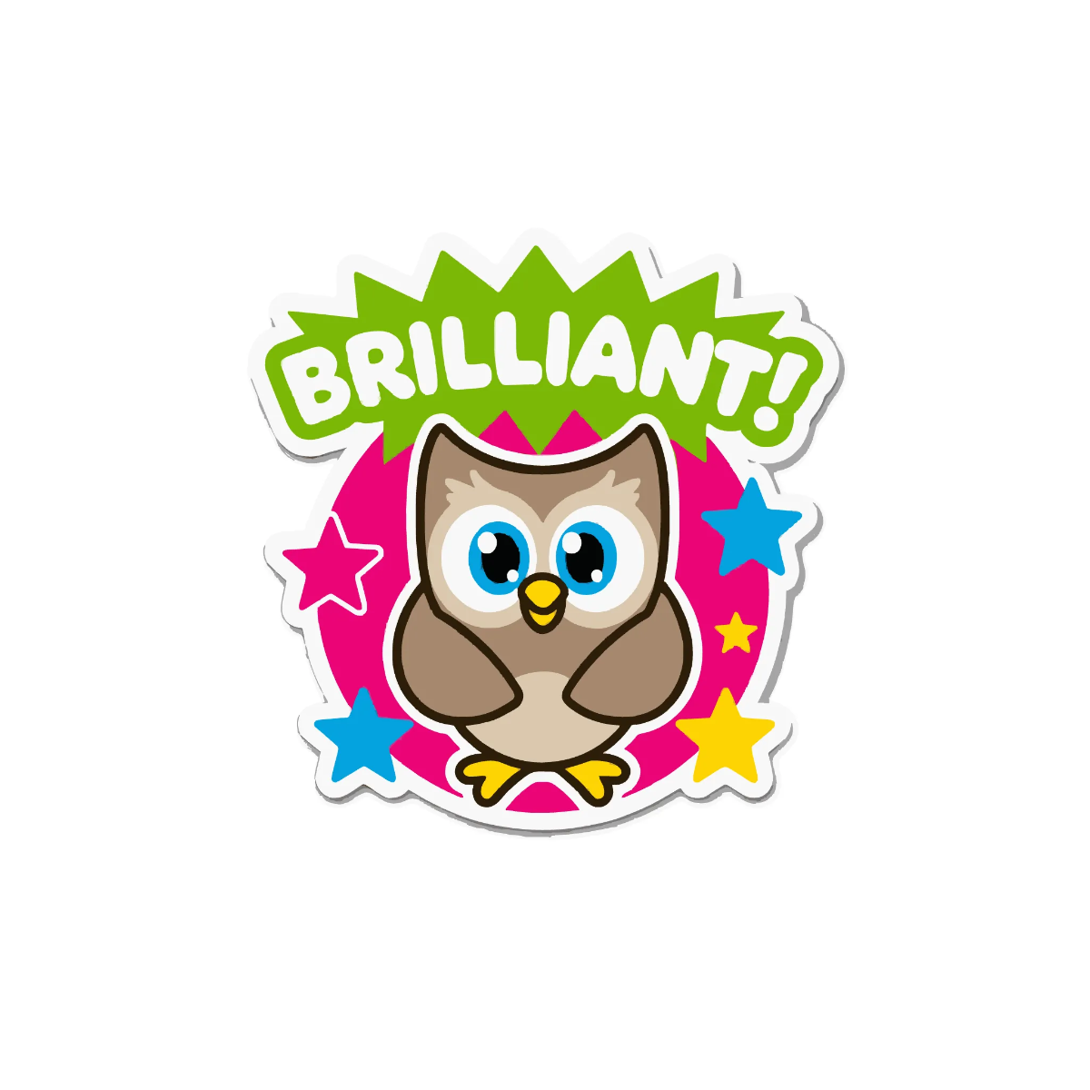 Free Brilliant Owl Sticker Template to Edit Online