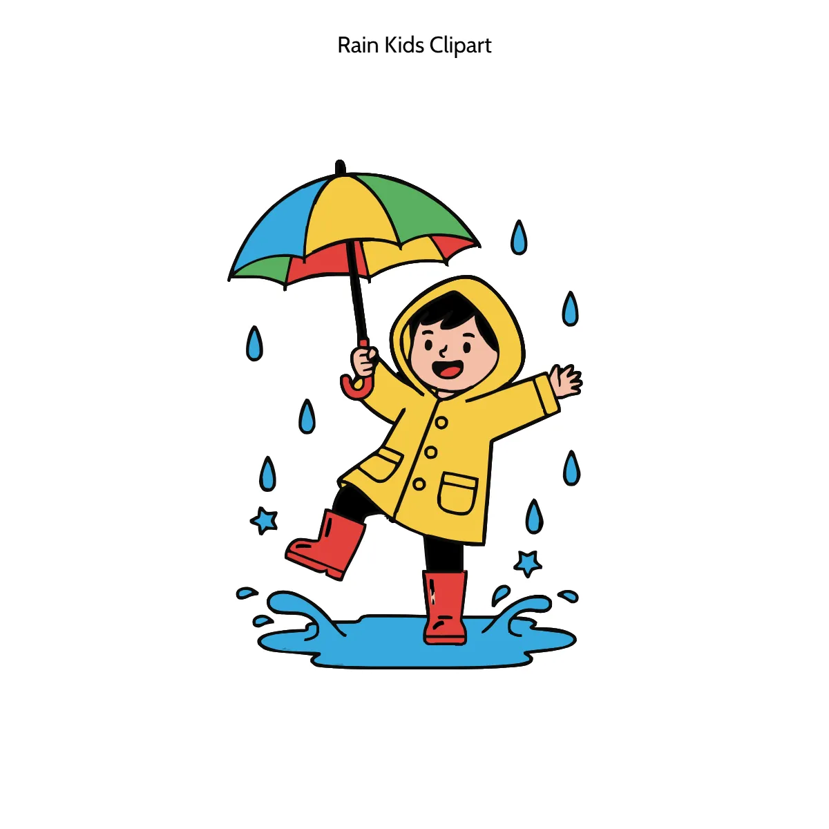 Free Rain Kids Cartoon Vector Clipart (PNG, SVG) to Edit Online Free Rain Kids Cartoon Vector Clipart (PNG, SVG) to Edit Online