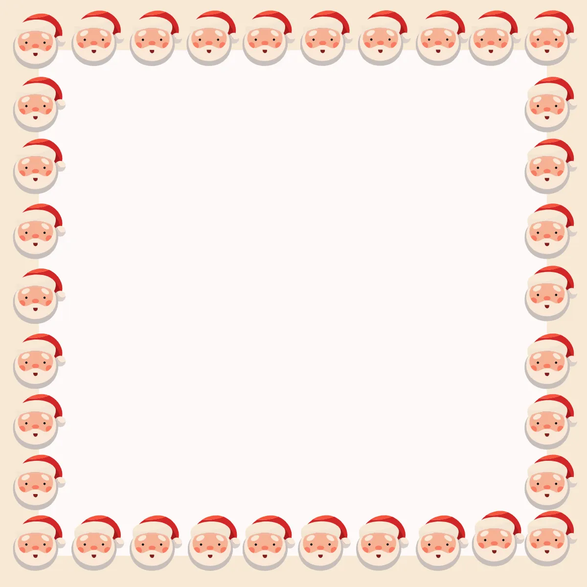 Free Santa Christmas Border Clipart to Edit Online Free Santa Christmas Border Clipart to Edit Online