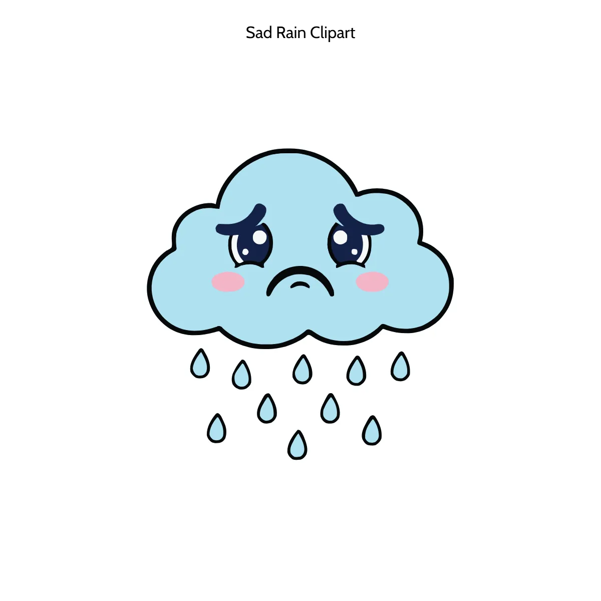 Free Sad Rain Emoji Vector Clipart (PNG, SVG) to Edit Online Free Sad Rain Emoji Vector Clipart (PNG, SVG) to Edit Online