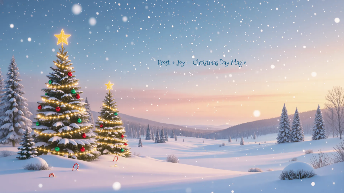 Free Christmas Day Winter Background Template to Edit Online Free Christmas Day Winter Background Template to Edit Online