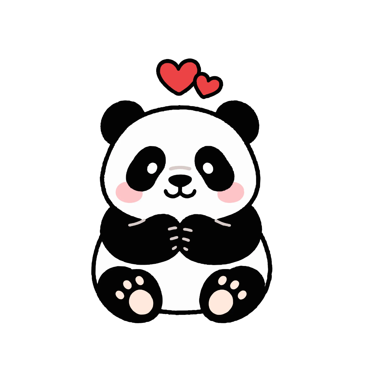 Free Joyful Panda Sticker Template to Edit Online