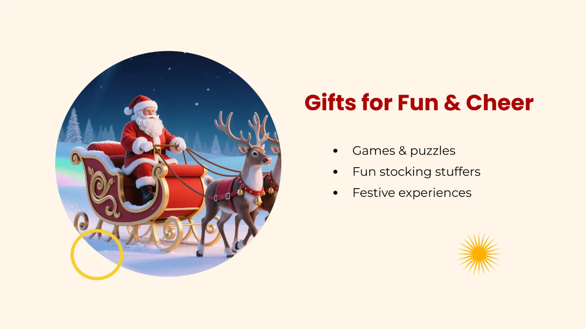 Free Christmas Theme Presentation Template to Edit Online